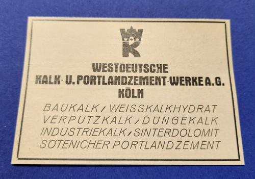 Westdeutsche kalk - 9.,