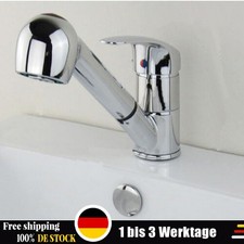Waschtischarmatur ausziehbar Bad armatur Waschbecken Chrom Brause Wasserhahn mit