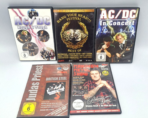 Heavy metal dvd - sammlung, u.a