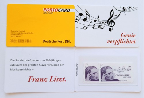 Portocard franz liszt - franz,