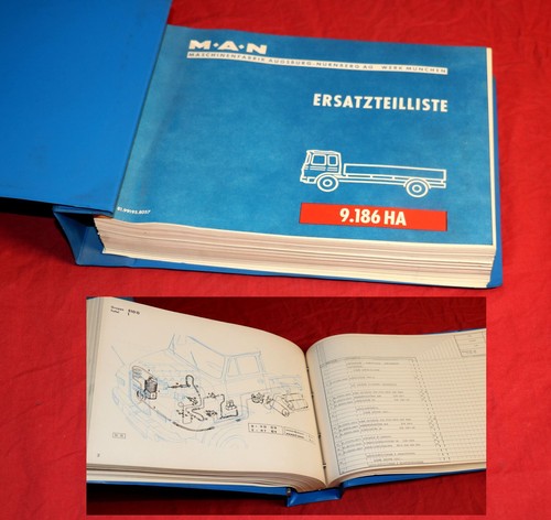 Ersatzteilliste man 186 ha - ersatzteilliste,