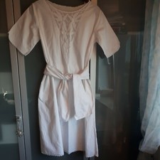 Kleid/Kaftan/Tunika schön bestickt 70er Hippie-Look/Ibiza M/L 38/40/42 Vintage