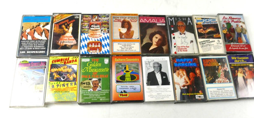 Bespielte musikkassetten - 16,