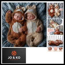 Lebensechte Reborn-Babypuppen Zwillinge Junge 20 Zoll Realistische Reborn-Bab...