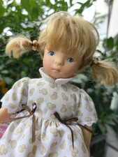 Götz Künstlerpuppe Sylvia Natterer Puppe Tara blond Weichbaby 23cm aus 2000 Doll