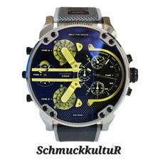 Diesel Uhr Mr. Daddy 2.0 DZ7429 Chronograph Nylon Quarz-Multifunktionswerk 