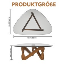 Couchtisch glas holz - couchtisch,