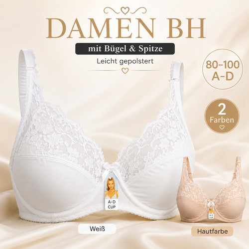 Damen mit bügel - bügel, spitze