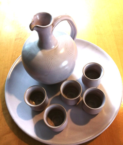 Ton steingut set glasiert - ton,