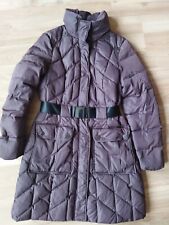 TOP MEXX Damen Winter Mantel Jacke Gr 38 M Lila Braun Anorak Daunen Knielang 
