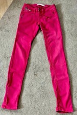 FREEMAN T. PORTER  Jeans  ALEXA Slim Cropped  Beere  Hose  Gr. XS  NEUwertig