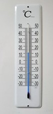 Emaille - Thermometer, außen