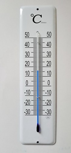 Emaille thermometer außen - -,