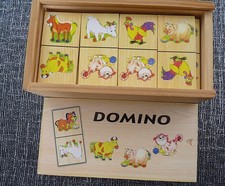 Kinder Domino aus Holz – 28