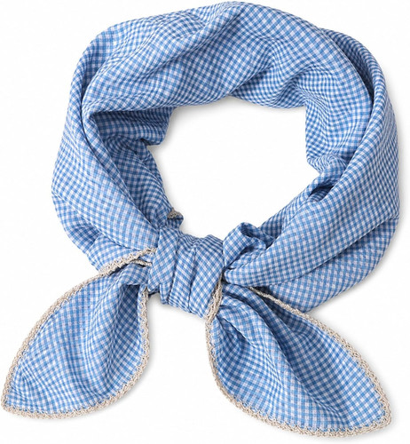 Blau weiß trachtentuch - blau,