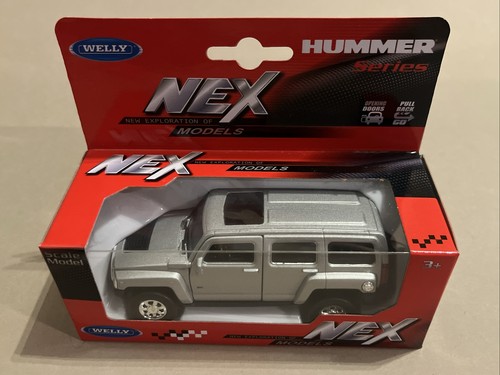 Welly hummer silber - h3, /