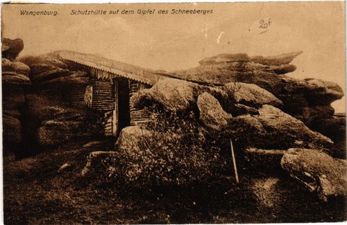 Wangenburg schutzhütte auf - ak, wangenburg-schutzhütte