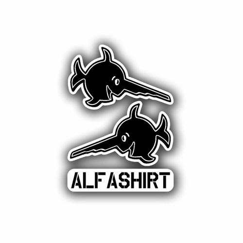 Aufkleber sticker alfashirt - aufkleber/sticker,