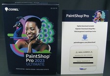 Corel PaintShop Pro 2023 Ultimate Vollversion Win Box Dauerlizenz +Handbuch NEU