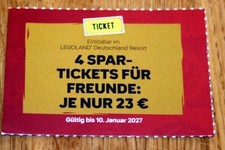 Legoland Spar-Tickets für