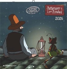 Pettersson & Findus 2026 - Broschürenkalender 30x30 cm (30x60 geöffnet) - Kalend