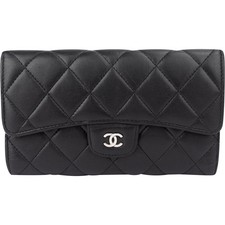 Chanel Quilted Lambskin CC Flap Wallet Coco CC Portemonnaie Geldbörse