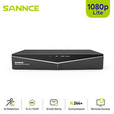 SANNCE 16CH 1080P Lite Überwachungskamera 5-in-1 DVR Video Recorder Nachtsicht 