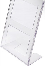 Aufsteller A4, Acryl Tischaufsteller A4 für Poster, Flyer, Speisekarten, Transpa