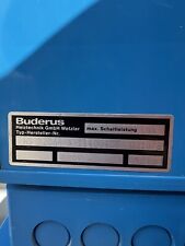 Buderus Gasheizung, Regelgerät HS3206-X, Heizkessel G124E, Warmwasserspeicher TT