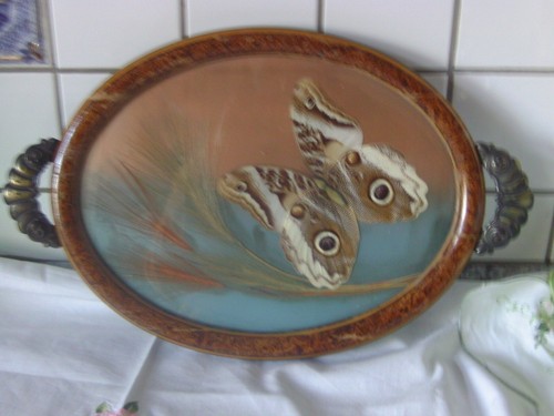 Tablett schmetterling und - tablett,