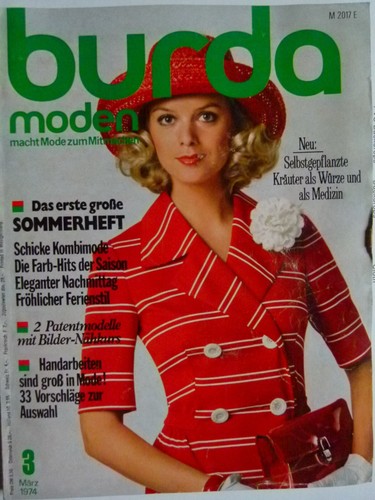 Altes burda modeheft - burda, ausgabe
