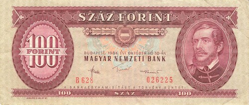 Ungarn hungary 100 forint - hungary, 1984
