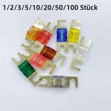 Mini ANL-Sicherung 30A 40A 50A 60A 70A 80A 100A 125A 150A Vergoldet KFZ
