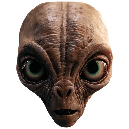 Alien big head - (ridged, head)