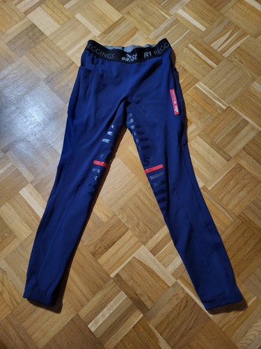 East reitleggings blau - east,