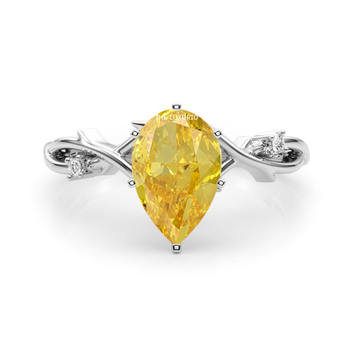 Diamant ring 14k goldschliff - ring,