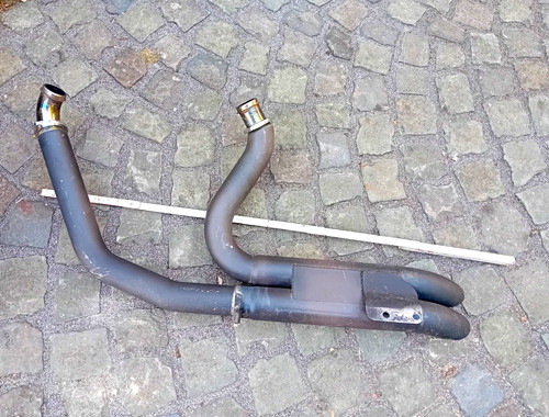 Auspuff sidepipe für harley - auspuff,