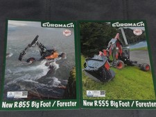 EUROMACH Big Foot, Forester Bagger, Schreitbagger Prospekte ( B 318 )