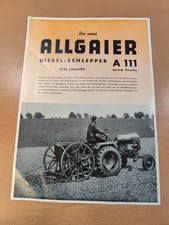 Prospekt Porsche Allgaier A