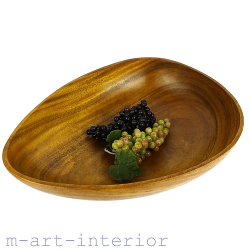Teak obst schale 37x28cm - obst-schale,,