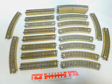 27x Märklin H0 00 AC M-Gleis für 3600/800 Mittelleiter, Hohlprofil #BY627-2