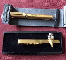 Krawattenklammer * Krawattenclip* Krawattennadel* Krawattenhalter, goldfarbig