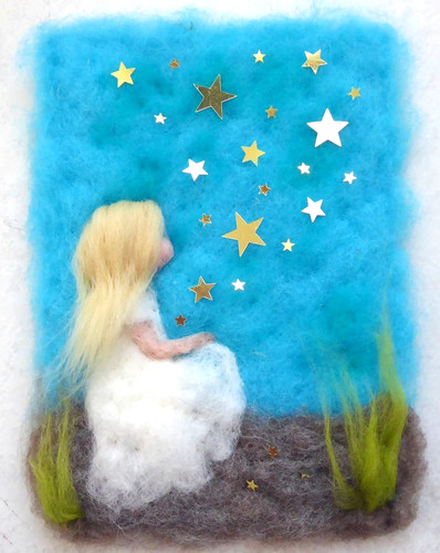 Wollbild sterntaler kleid - sterntaler,