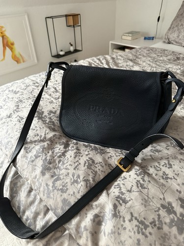 Prada leder umhängetasche - prada,