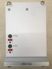 Kniel 19" Netzteil längsgeregelt CDÜ 15.1,5  122-073-04  +-15V +15V -15V je 1,5A