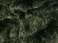 Super Luxus Kunstfell Stoffmaterial STERNENNACHT - SCHWARZ WEISS