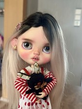 Ooak BJD Blythe Doll Von Moriteradolls Obitsu body 