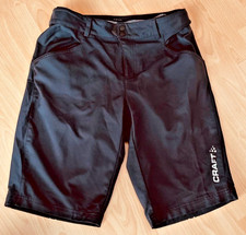 Gr. M Radhose + Innenhose für Herren von Craft, Schwarz