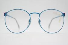Vintage Brille Silhouette 6042 /40 Blau Rot Oval Brillengestell eyeglasses