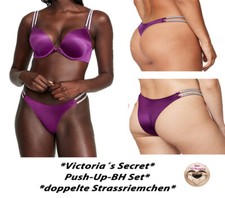 Victoria‘s Secret Push Up BH * doppelte Riemchen * Double Strass * 2tlg *KP 109€